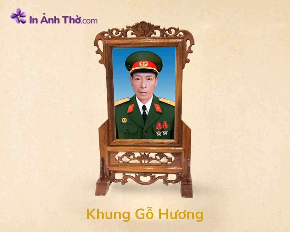 Khung ảnh thờ Gỗ Hương bền chống mối mọt