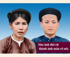 Sửa ảnh thờ cũ thành ảnh màu rõ nét