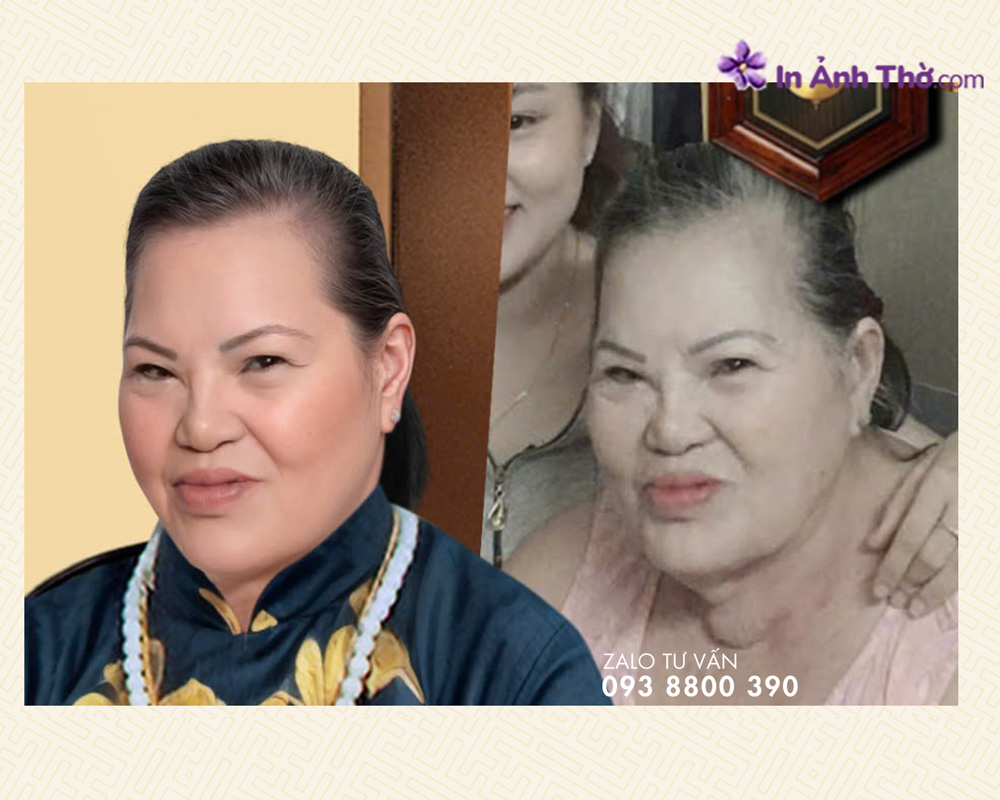 Xử lý ảnh thờ bà