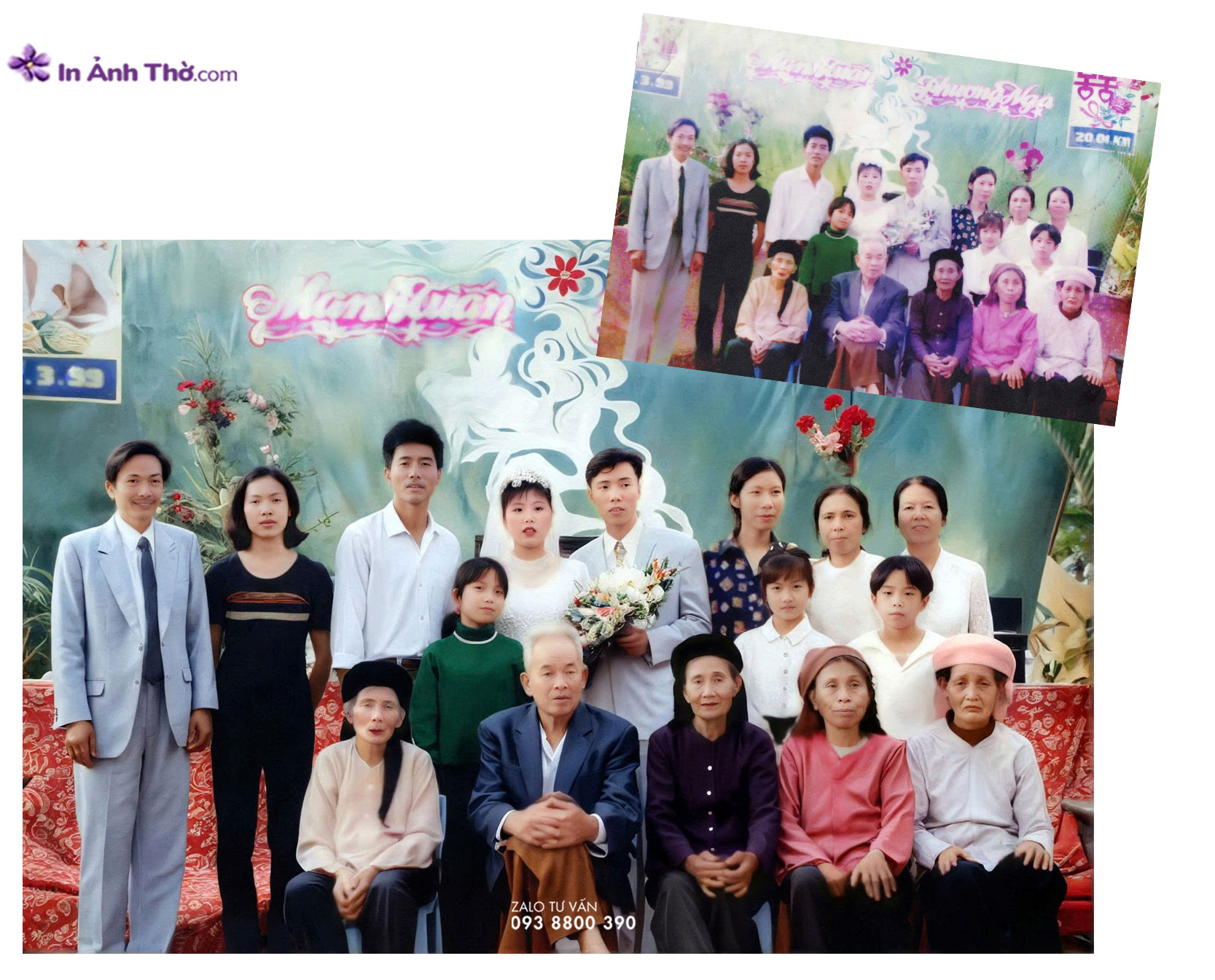 Phục hồi ảnh tập thể kỷ niệm