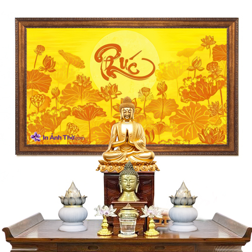 Tranh chữ thư pháp phòng thờ