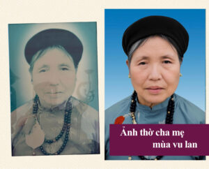 Ảnh thờ cha mẹ mùa Vu Lan