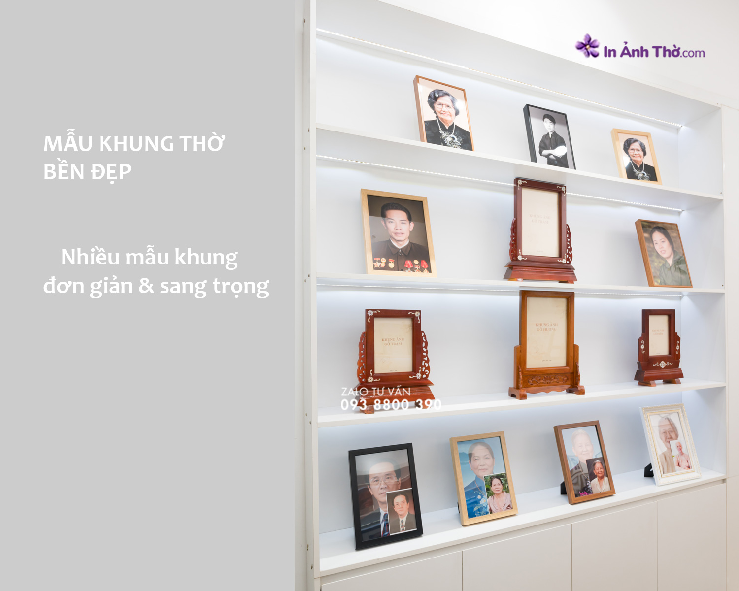 Mẫu khung thờ tại inanhtho.com