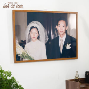 Ảnh Treo Tường Khung Gỗ – Ảnh cưới