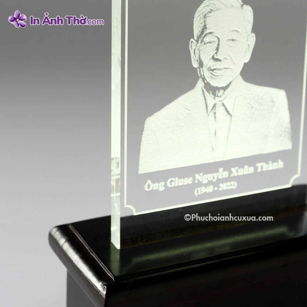 ảnh thờ pha lê có đèn LED