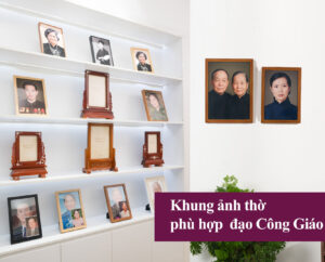 Khung ảnh thờ phù hợp đạp Công Gíao