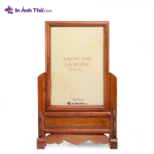 Khung Ảnh Thờ Gỗ Hương Trơn Cao Cấp