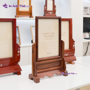 Khung Ảnh Thờ Gỗ Hương Trơn Cao Cấp