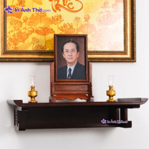 Khung Ảnh Thờ Gỗ Hương Trơn Cao Cấp