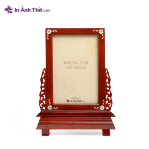 Khung Ảnh Thờ Gỗ Tràm Tài Lộc – Mộc Mạc & Trang Nghiêm