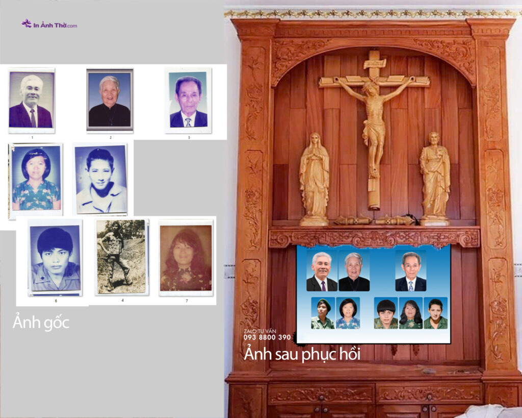 Ảnh thờ ép gỗ