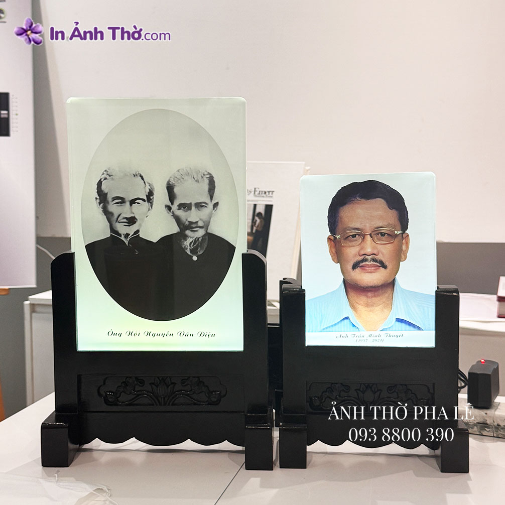 Phục hồi ảnh thờ ông bà từ ảnh cũ mờ nhoè