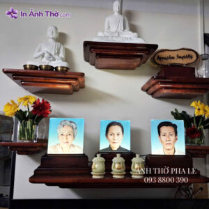 Ảnh thờ gia tiên đẹp đặt trên bàn thờ gia tiên