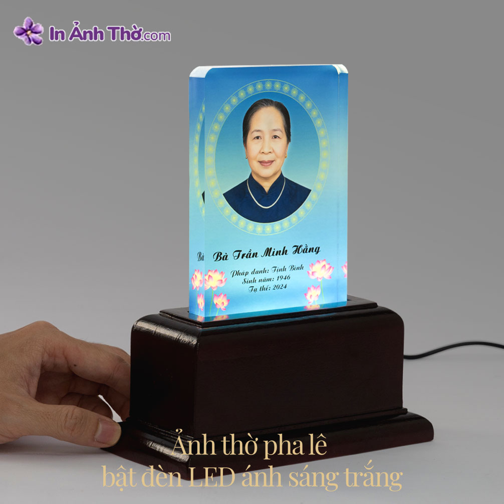 ảnh thờ pha lê kích thước nhỏ sang trọng