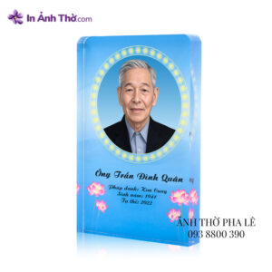 ài Vị Pha Lê Phật Giáo – Đặt Chùa Trang Nghiêm