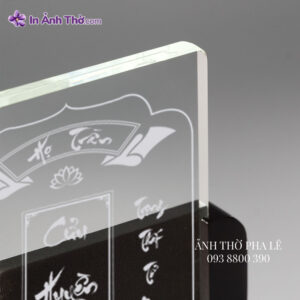 Cửu Huyền Thất Tổ pha lê sang trọng đặt bàn thờ họ