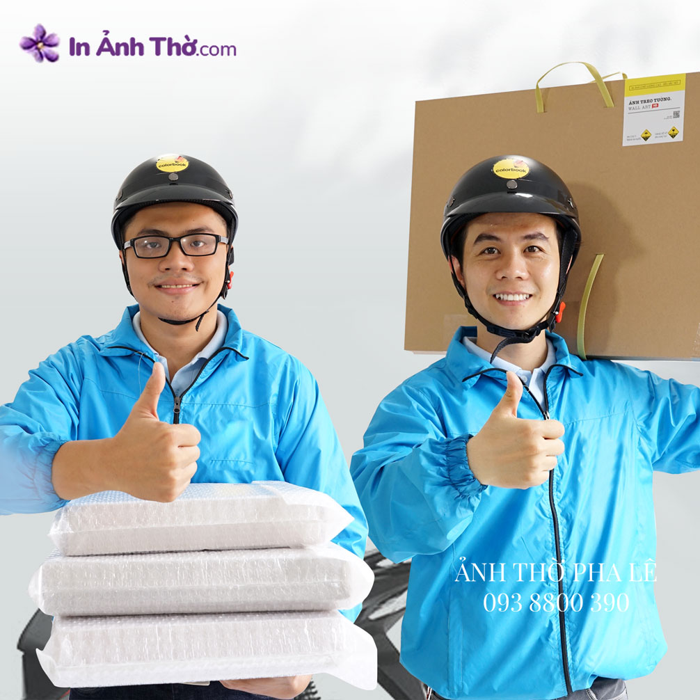 In Ảnh Thờ cam kết mang đến dịch vụ giao hàng nhanh chóng, an toàn và đảm bảo chất lượng sản phẩm đến tay khách hàng