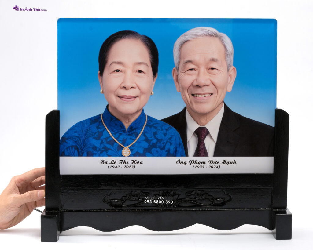 Ảnh thờ pha lê cho bàn thờ gia tiên