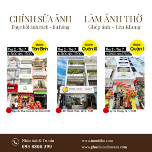 Dịch vụ phục hồi ảnh cũ & làm ảnh thờ trọn gói