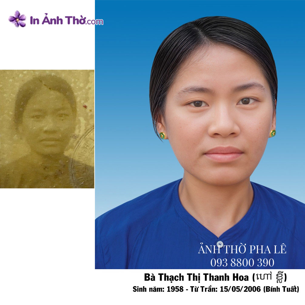 làm ảnh thờ từ ảnh cũ giao hàng toàn quốc