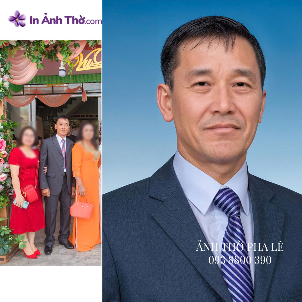 Phục hồi ảnh cũ và tách ảnh đông người sang chân dung rõ nét