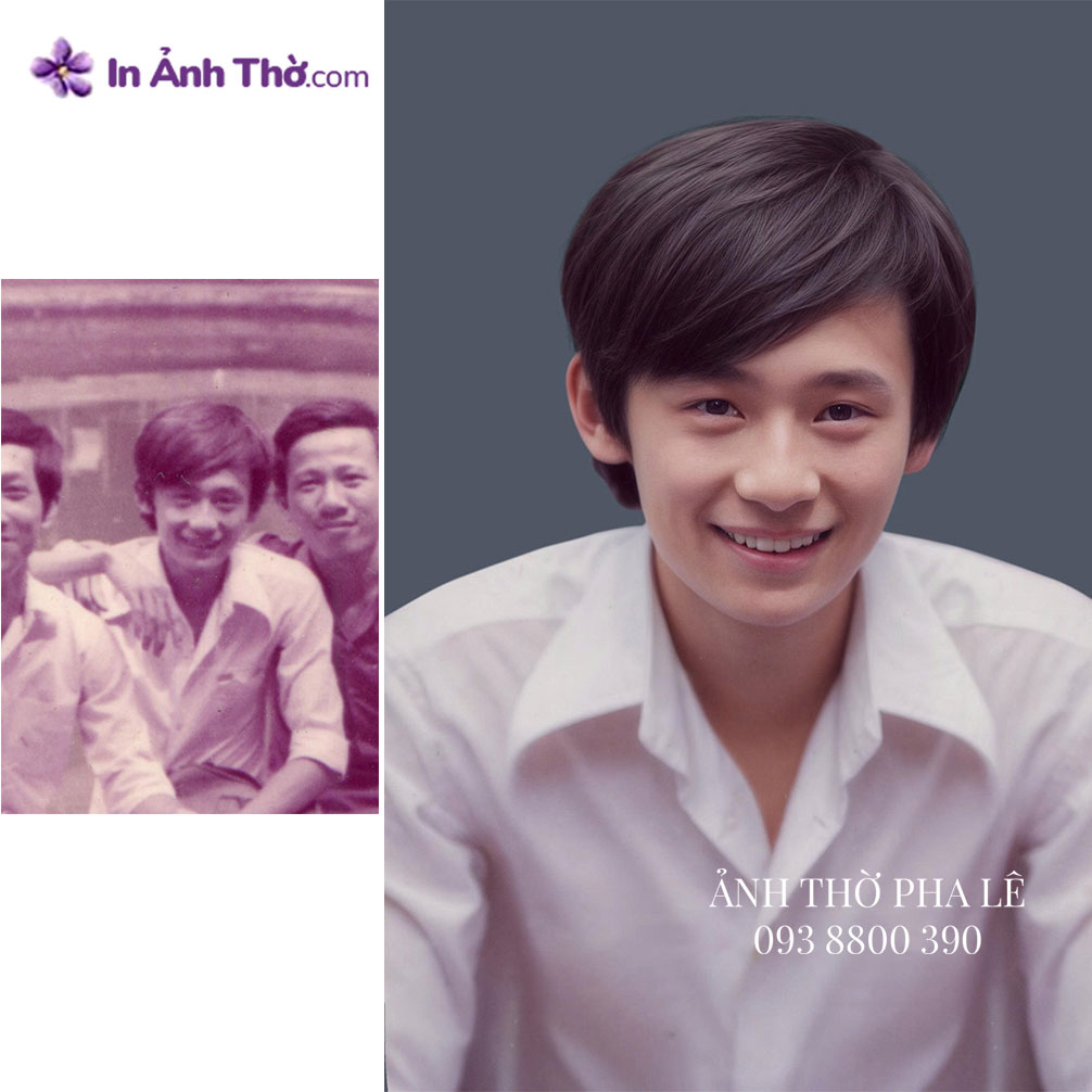 Phục hồi ảnh đen trắng và tách khuôn mặt tự nhiên