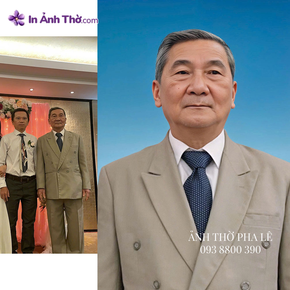 Tách ảnh chụp tập thể cũ thành ảnh chân dung riêng