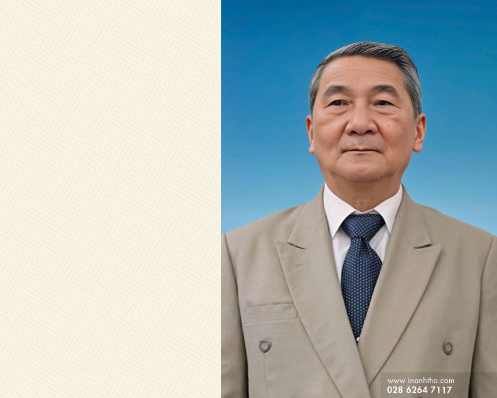 tách ảnh đông người sang chân dung làm ảnh thờ