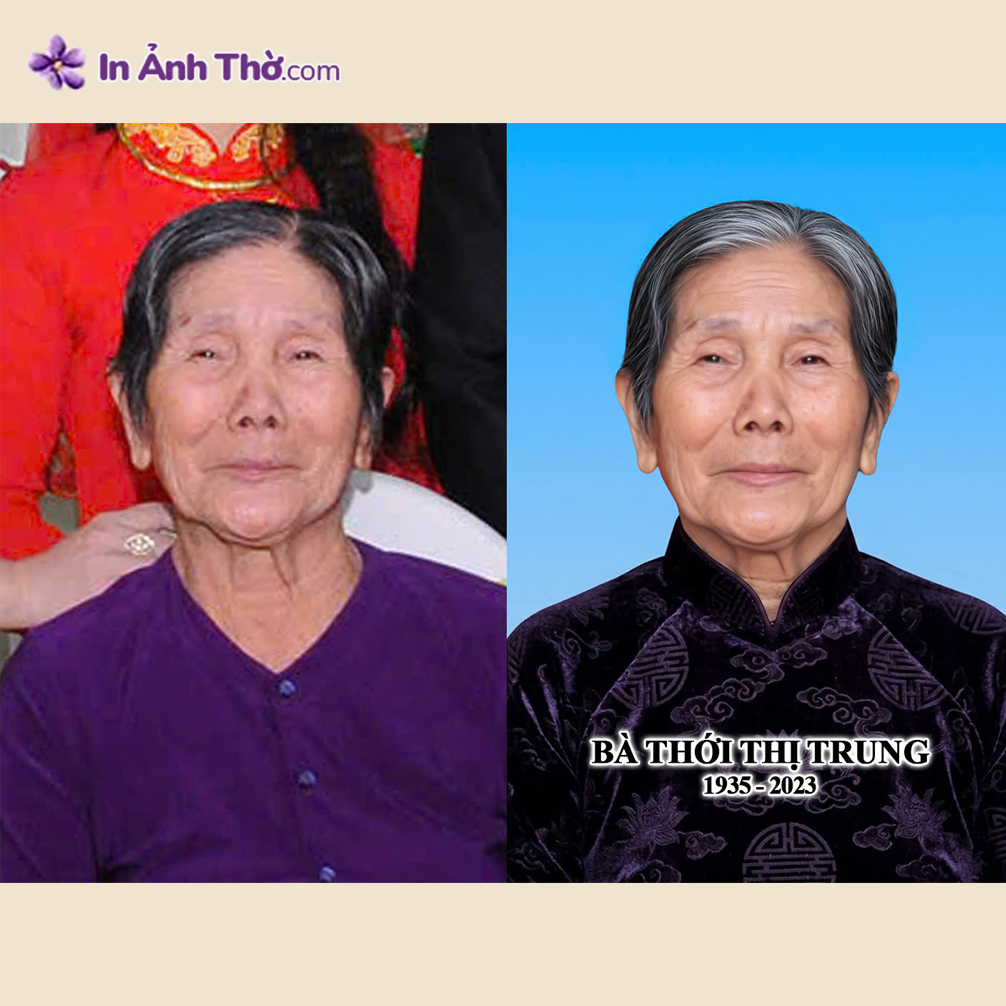 Ảnh để chùa trước và sau khi chỉnh sửa ảnh